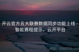 开云官方五大联赛数据同步功能上线 - 智能赛程提示，云开平台