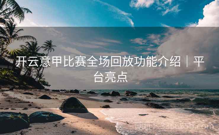 开云意甲比赛全场回放功能介绍｜平台亮点